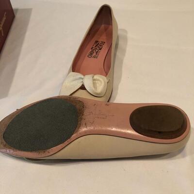Lot 235 - Four Pairs of Ferragamo Size 9 Pumps & More