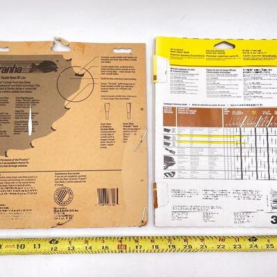 SAW BLADES AND SANDPAPER BUNDLE