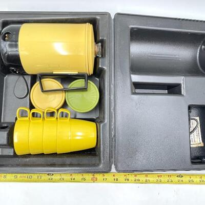 VINTAGE MONTGOMERY WARD â€œKAR N HOMEâ€ COFFEE TRAVEL KIT