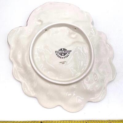 FITZ AND FLOYD DECORATIVE SANTA PLATE
