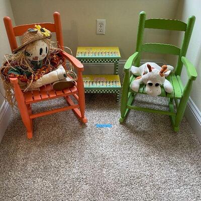 Lot 6 - Children's Furniture and Stuffed Toys