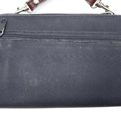 KAELA EMBELLISHED SMALL BLACK CROSSBODY PURSE