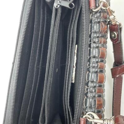 KAELA EMBELLISHED SMALL BLACK CROSSBODY PURSE