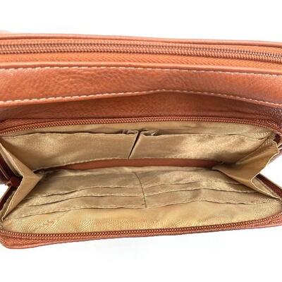 LAURA SCOTT BROWN SHOULDER BAG