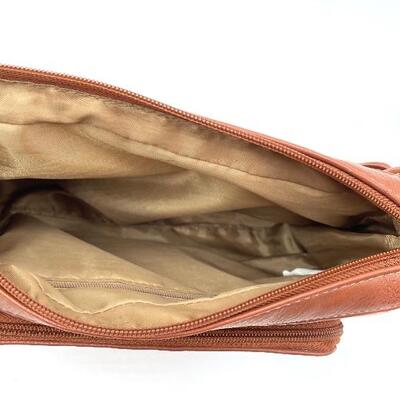 LAURA SCOTT BROWN SHOULDER BAG
