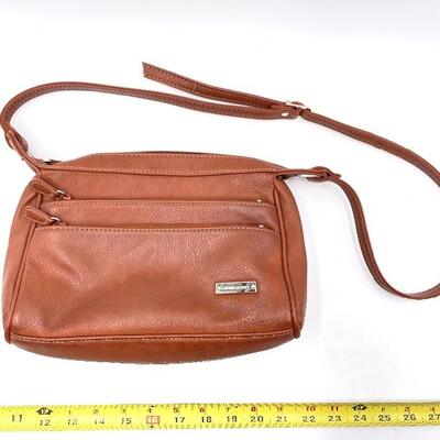 LAURA SCOTT BROWN SHOULDER BAG