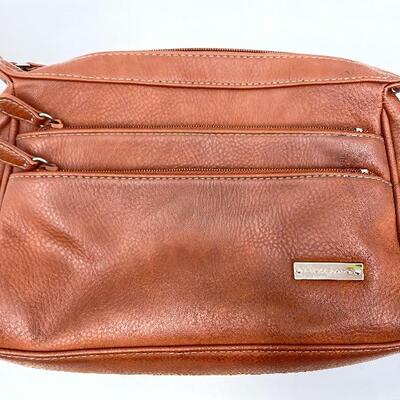 LAURA SCOTT BROWN SHOULDER BAG