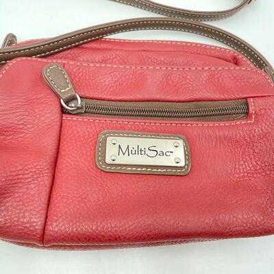 MULTISAC RED CROSSBODY BAG