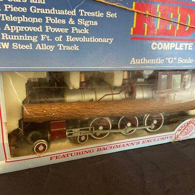 Lot 11 - Vintage Bachmanns Big Haulers Red Comet Electric Train Set With Box
