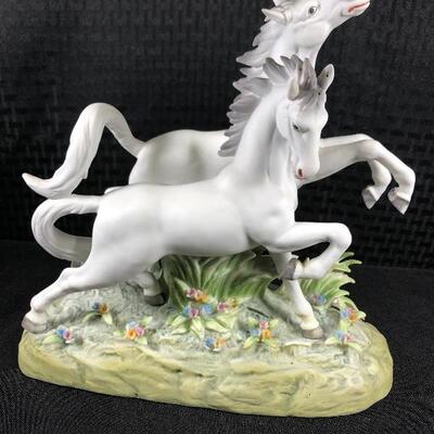 Horse Group by Andrea Figurine Statuette