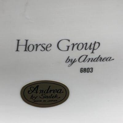 Horse Group by Andrea Figurine Statuette