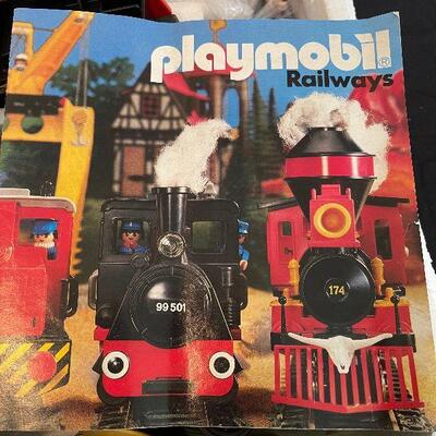 Lot 12 - Vintage Playmobil Train System in Box