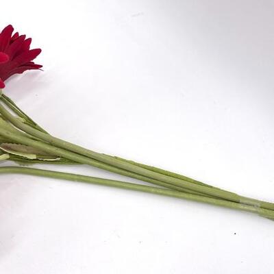 FAUX RED FLOWER BUNDLE