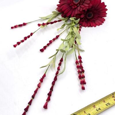 FAUX RED FLOWER BUNDLE