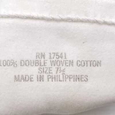 VINTAGE WOMENS COTTON GLOVES - SIZE 6.5 & 7.5