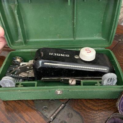 Lot 22 - Antique Minnesota Sewing Machine Ensemble