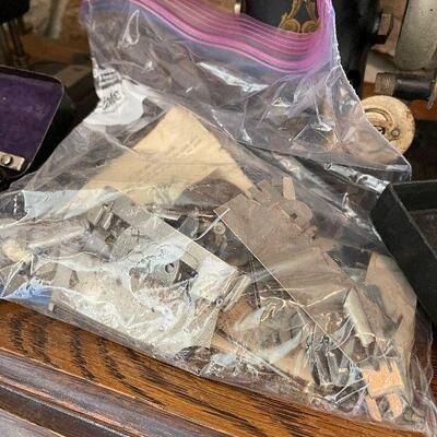 Lot 22 - Antique Minnesota Sewing Machine Ensemble