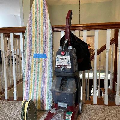 Lot 23 - Hoover Carpet Steamer and Iron with Board