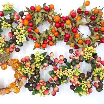 MINI AUTUMN WREATHS SET OF 9