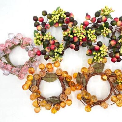 MINI AUTUMN WREATHS SET OF 9