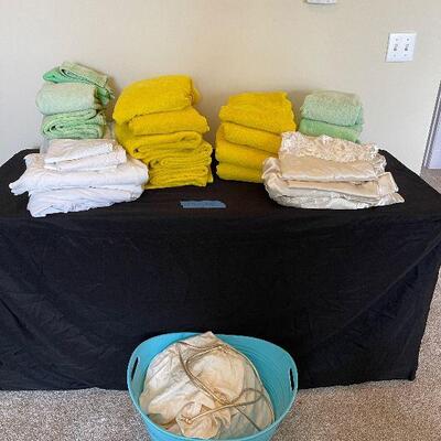 Lot 24 - Linens and Towels