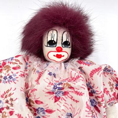 â€œQ-TEE-CLOWNâ€ SMALL HANDMADE CLOWN DOLL