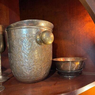 Lot 29 - Brass & Silver Plate