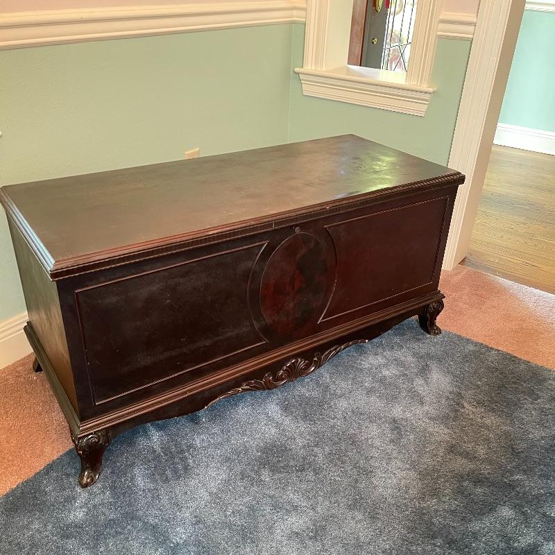 BLUEBIRD Cedar Chest with Original Warranty