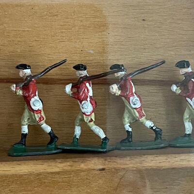 Lot 33 - Display Cabinet Containing Miniature Tin Soldiers