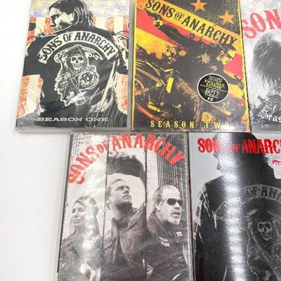 â€œSONS OF ANARCHYâ€ SEASONS 1-5 DVD BUNDLE