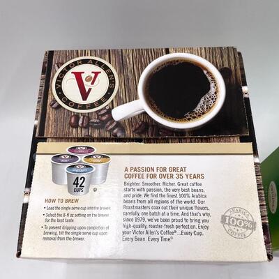 SINGLE SERVE COFFEE AND GREEN TEA PODS/K-CUPS