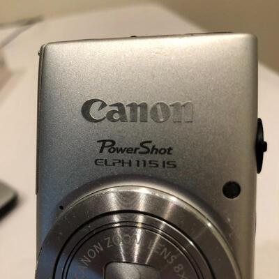 Lot 243 - Canon Powershot Camera, Remotes & Phones