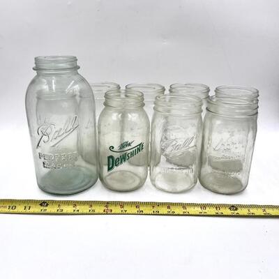 CANNING JARS SET OF 9