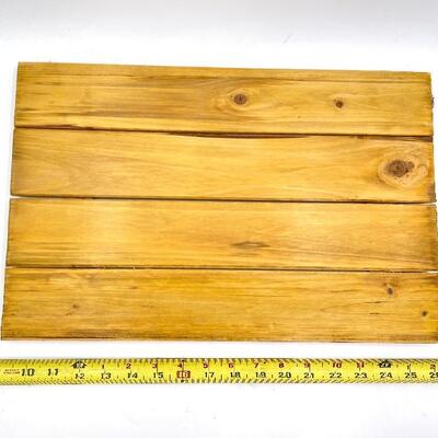 WOODEN SIGN/TRAY