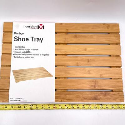 BAMBOO SHOE TRAY