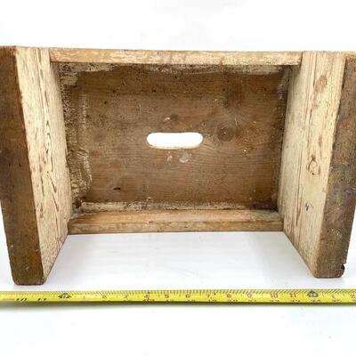 RUSTIC WOODEN STEP STOOL