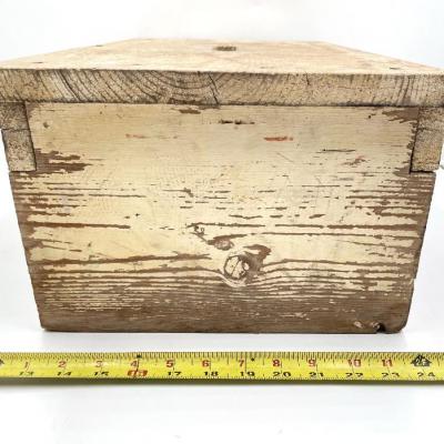 RUSTIC WOODEN STEP STOOL