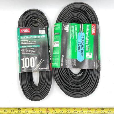 2 CONDUCTOR LOW VOLTAGE LANDSCAPE LIGHTING WIRE, 200 FT