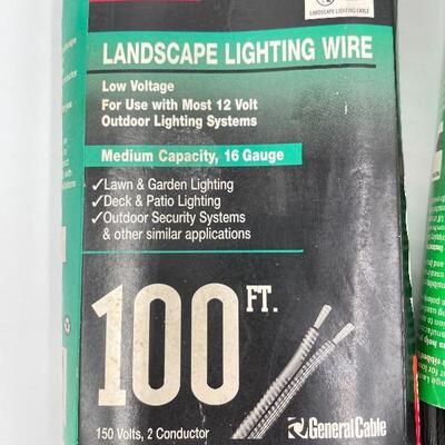 2 CONDUCTOR LOW VOLTAGE LANDSCAPE LIGHTING WIRE, 200 FT
