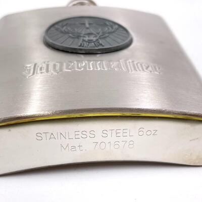 JÃ„GERMEISTER STAINLESS STEEL 6 OZ FLASK