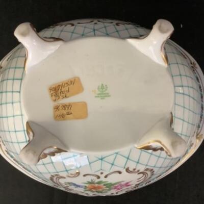 A1029 Hollohaza Hand Painted Bowl Royal Aynsley Bone China