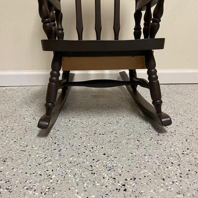 Lot 252 - Vintage Children Items with Wooden Rocker