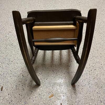 Lot 252 - Vintage Children Items with Wooden Rocker