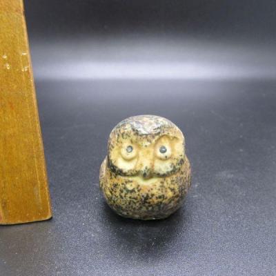 Vintage Mid Century Miniature Owl Figurine Japan