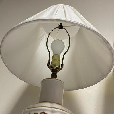 Lot 254 - Matching Ceramic Lamps
