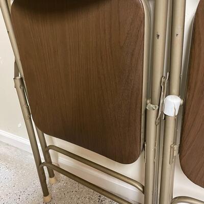 Lot 260 - Four Folding Chairs & Puzzle Center