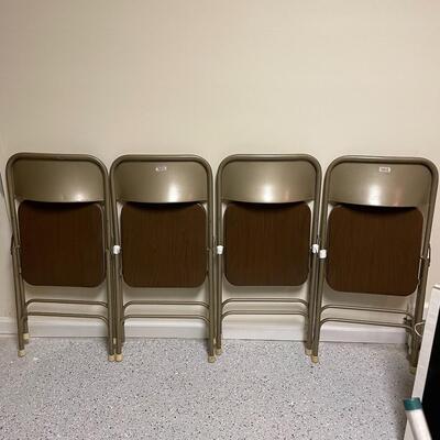 Lot 260 - Four Folding Chairs & Puzzle Center