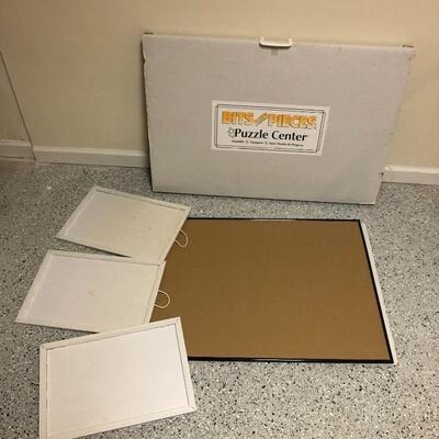 Lot 260 - Four Folding Chairs & Puzzle Center