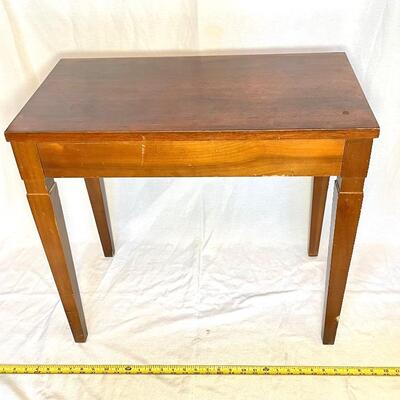 WOODEN STORAGE BENCH OR SIDE TABLE