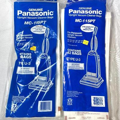 PANASONIC PERFORMANCE PLUS PLATINUM VACUUM CLEANER AND 20 BAGS